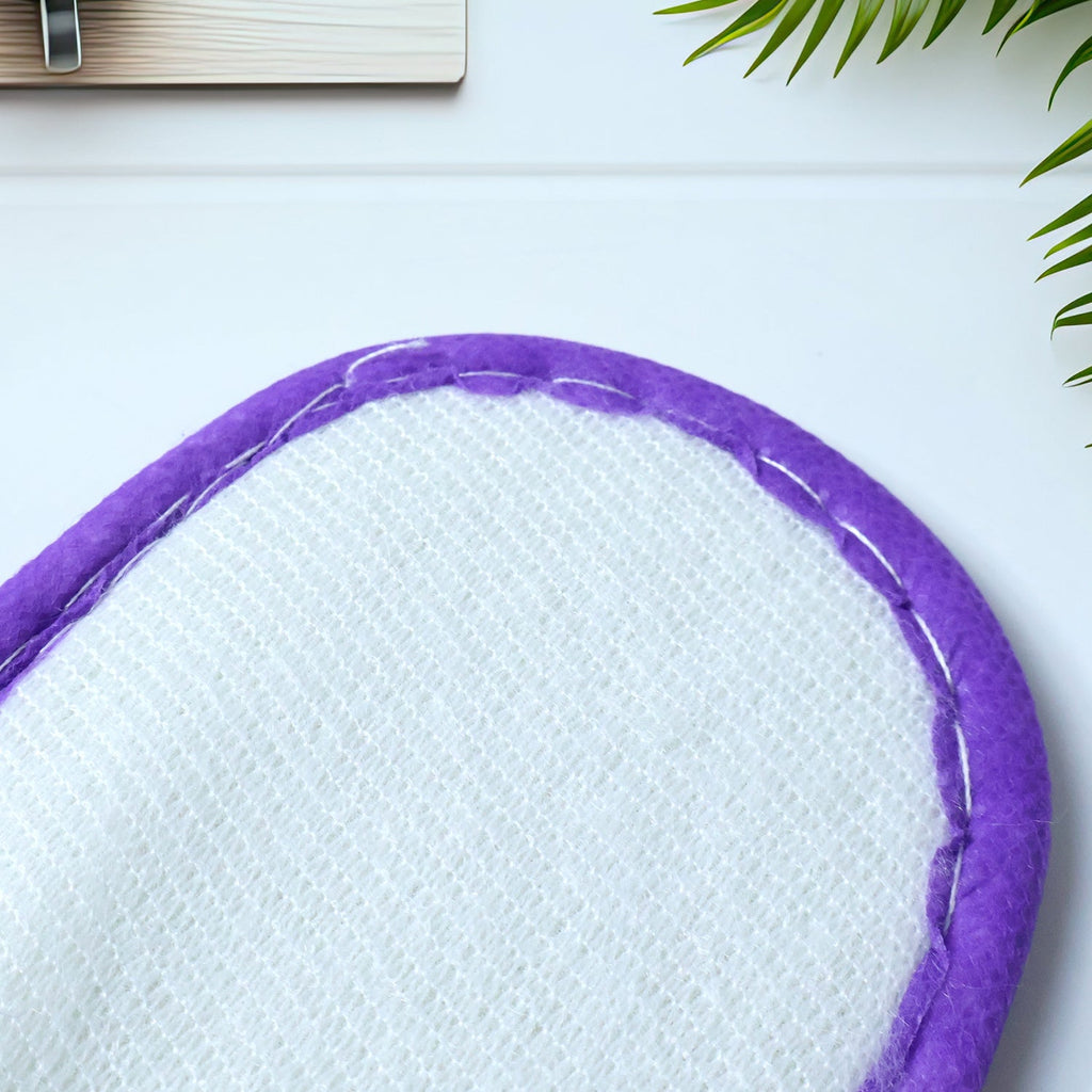 Neutral image of lightweight disposable guest slippers