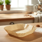 Pack of non-stick air fryer paper sheets