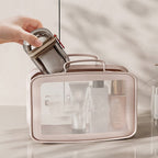 Lightweight portable soap holder in white, ideal for gym bags and travel.