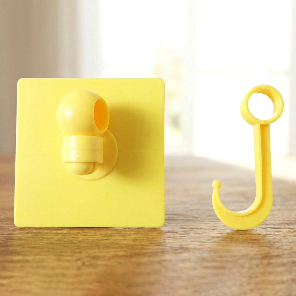 Multipurpose adhesive hook rack for kitchen and bathroom hanging use