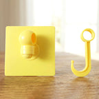Multipurpose adhesive hook rack for kitchen and bathroom hanging use