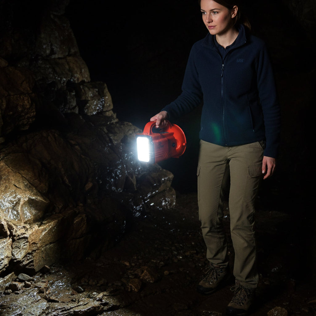 Portable OMEGA Torch Emergency Light with handle
