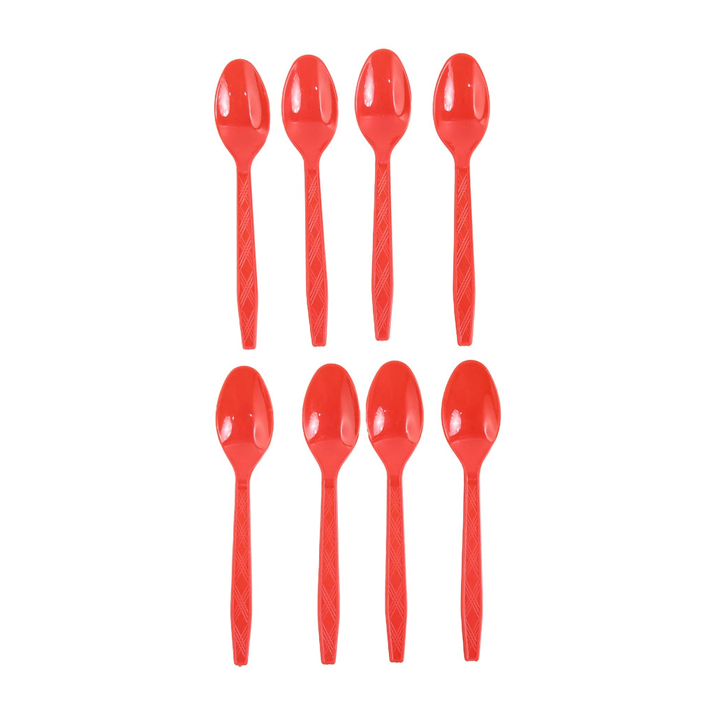 Flexible and handy reusable plastic spoon perfect for serving and meals