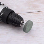 All three Grinding Head Mounted Stones ready for use with a rotary tool.