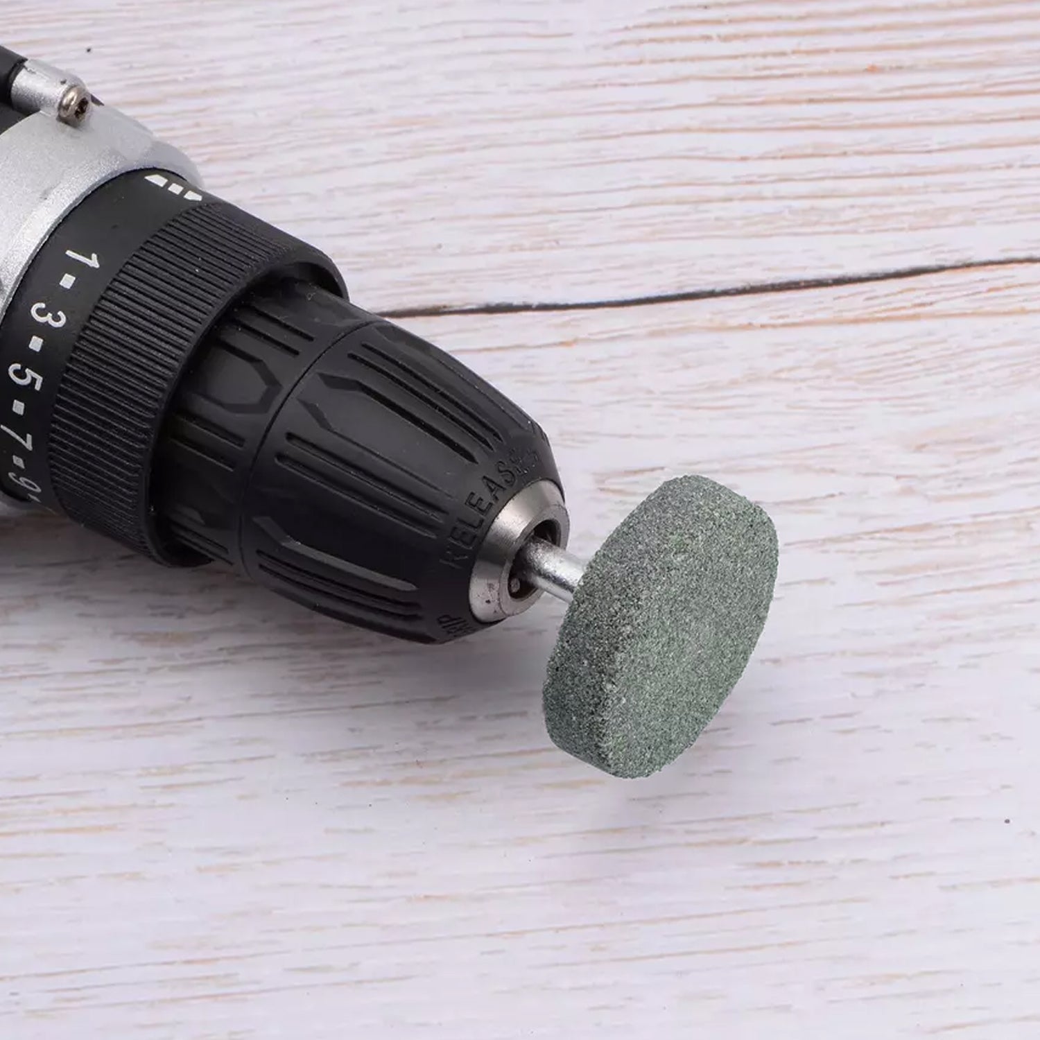 All three Grinding Head Mounted Stones ready for use with a rotary tool.