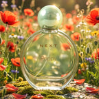 Elegant Poppy scent perfume bottle view