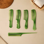10-piece multipurpose hair comb set displayed for versatile hair care