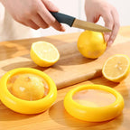 Eco-friendly food saver with a secure lid, keeping fruits and vegetables crisp.