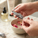 Manicure set tools including scissors and nail cutters with sharp edges