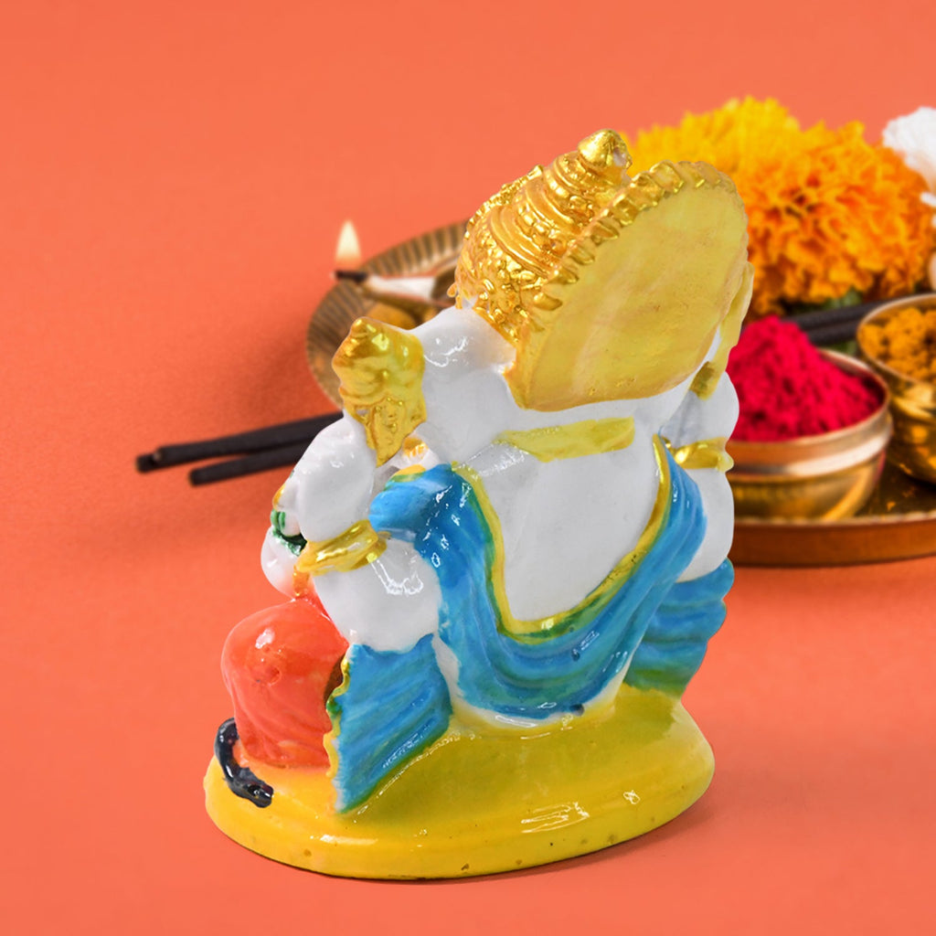 Compact spiritual Lord Ganesha idol perfect for gifting occasions