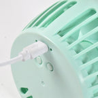 FreshSpin branding on rabbit shaped USB desk fan mini fan for kids