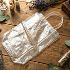 Compact clear stationery pouch inside transparent PVC carry bag