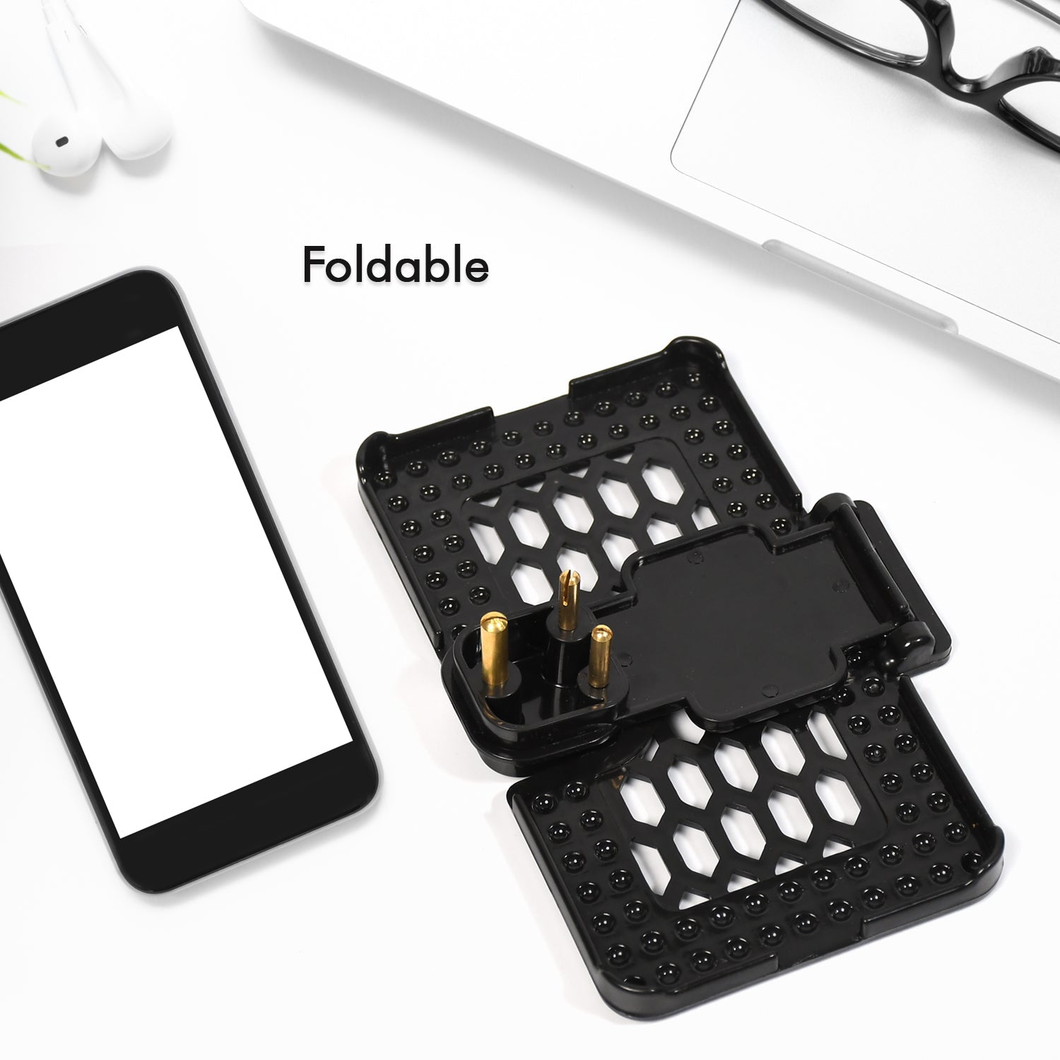 PHOBIA charging holder stand designed for various mobile phones.