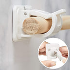 Wall mounted clamp for curtain and towel support