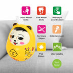 Colorful packaging of the Aditi musical roly poly toy