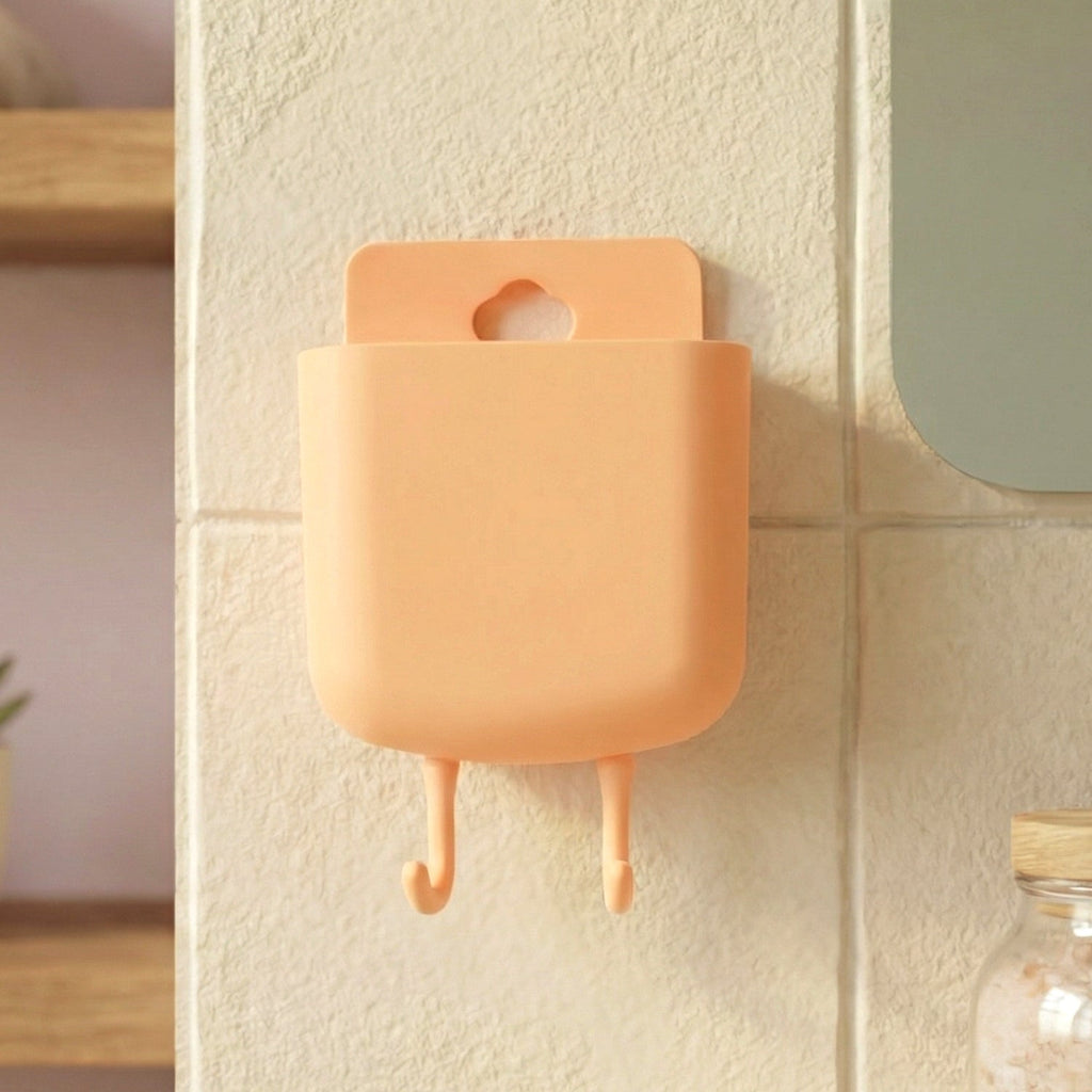 Decorative multipurpose hanging storage pouch for home organization