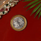 Premium dual finish Lakshmi Ganesh coin ideal for pooja and gifting