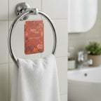 Compact berry scented air gel for bathroom