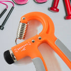 Angled view of fitness grip trainer with adjustable resistance