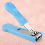 Nail cutter with attached polypropylene catcher for hygienic nail clipping