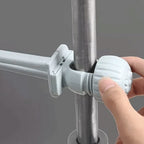 Adjustable clamp holder for towels and sponges on faucet