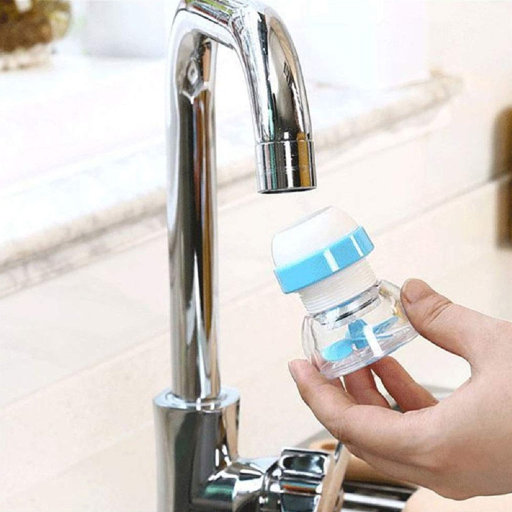 Compact kitchen sink adjustable water filter fitting most standard faucets