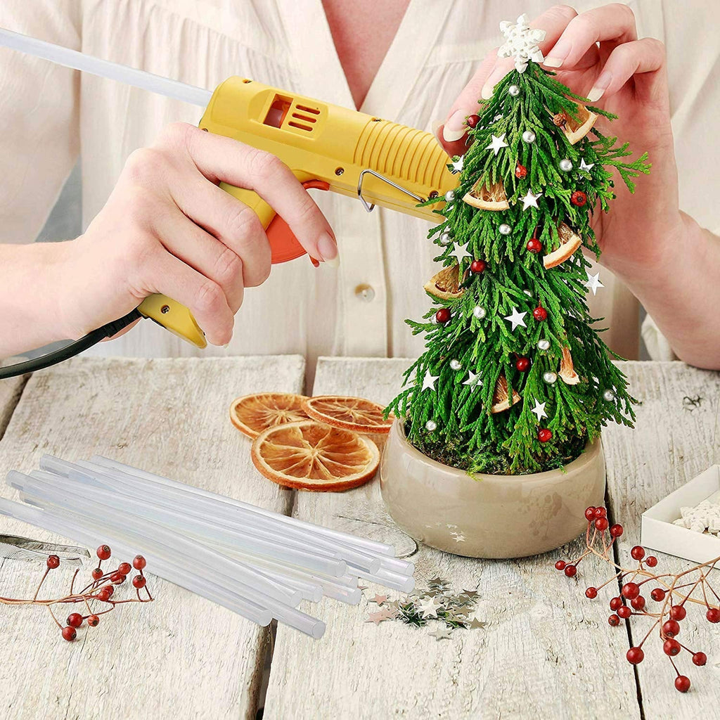 Clear glue sticks suitable for school projects and crafting