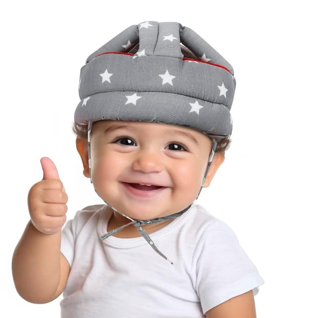 Baby protective helmet designed for walking and crawling