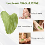 Smooth rolling jade face roller enhancing blood circulation
