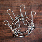 Practical Stainless Steel Glass Stand for everyday use.