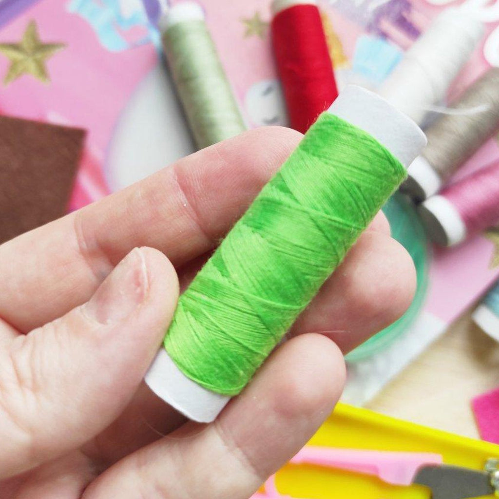 Portable sewing set with all the necessary tools for quick fixes.