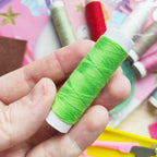 Portable sewing set with all the necessary tools for quick fixes.