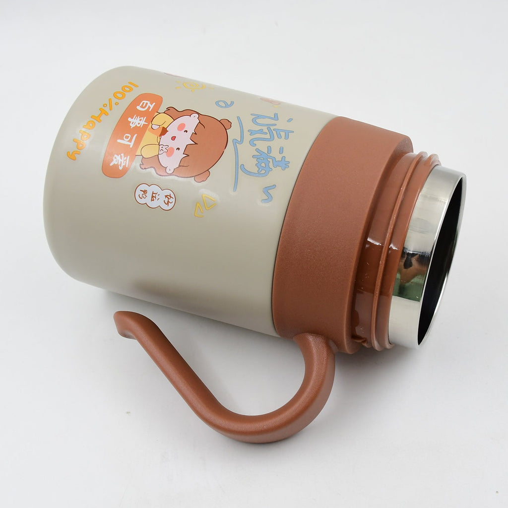 Front view of the 550ML Insulated Steel Mug, showcasing its sleek design