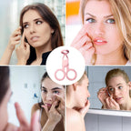 Different angles of the contact lens accessory, highlighting its ergonomic design.
