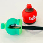Compact bottle shape stationery set, ideal for school bags.