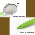 High-quality stainless steel mesh filter for brewing beverages.