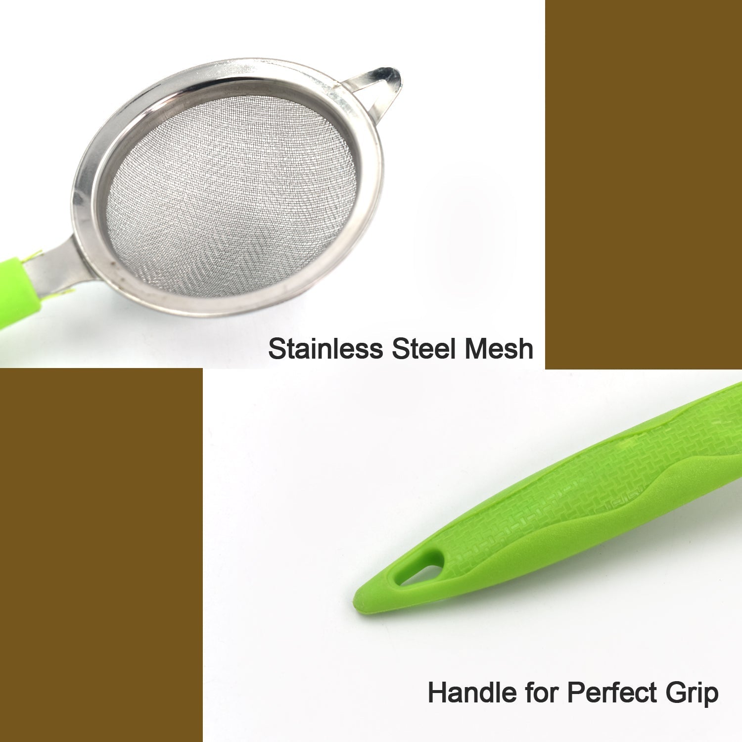 High-quality stainless steel mesh filter for brewing beverages.