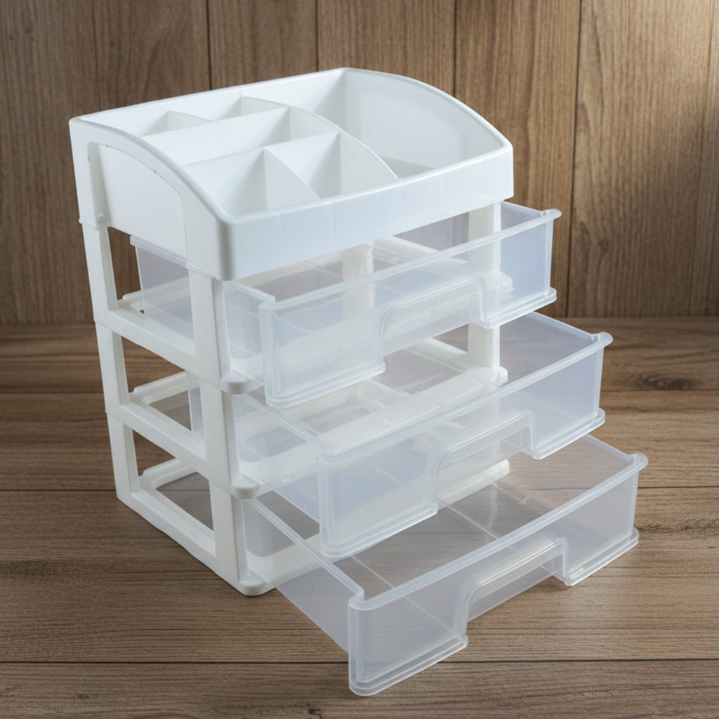 Compact storage organizer ideal for stationery and makeup placement