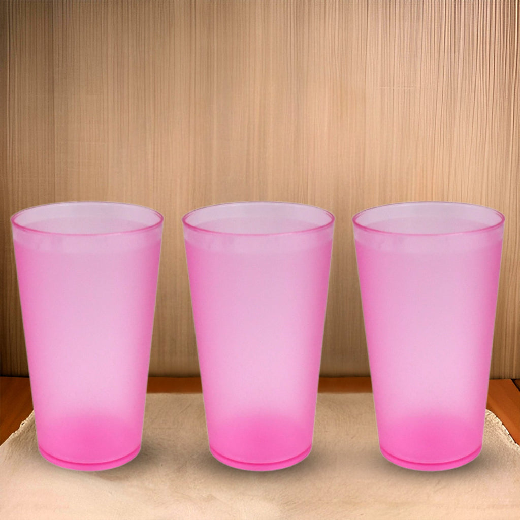 Versatile 6-piece plastic glass set by  for refreshing drinks at home or office.