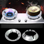 The Fixorix Gas Stove Burner Stand actively in use, supporting a cooking pot.