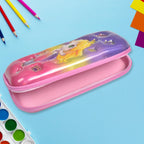Kids cartoon hard shell pencil case with zipper for school