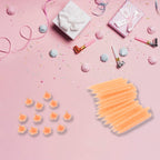 Stylish pack of 24 colorful birthday candles for memorable parties.