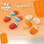 Detailed view of the durable plastic Ice Candy Maker.