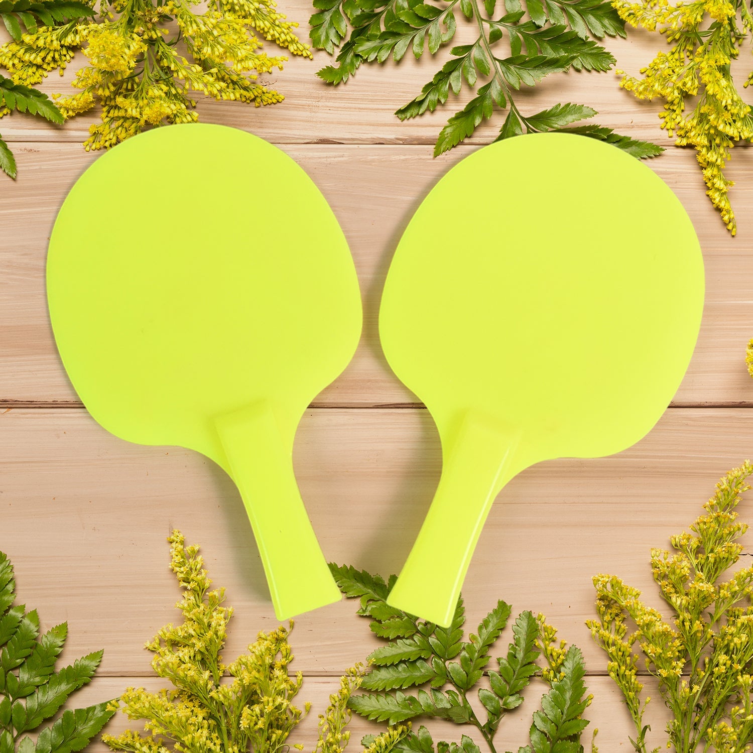 Hanging ping pong trainer with three balls, perfect for solo skill development.