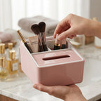 Compact multipurpose plastic organizer case for home and office
