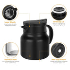 Own Hydrate Thermal Coffee Carafe and matching bottle filled with hot beverage.