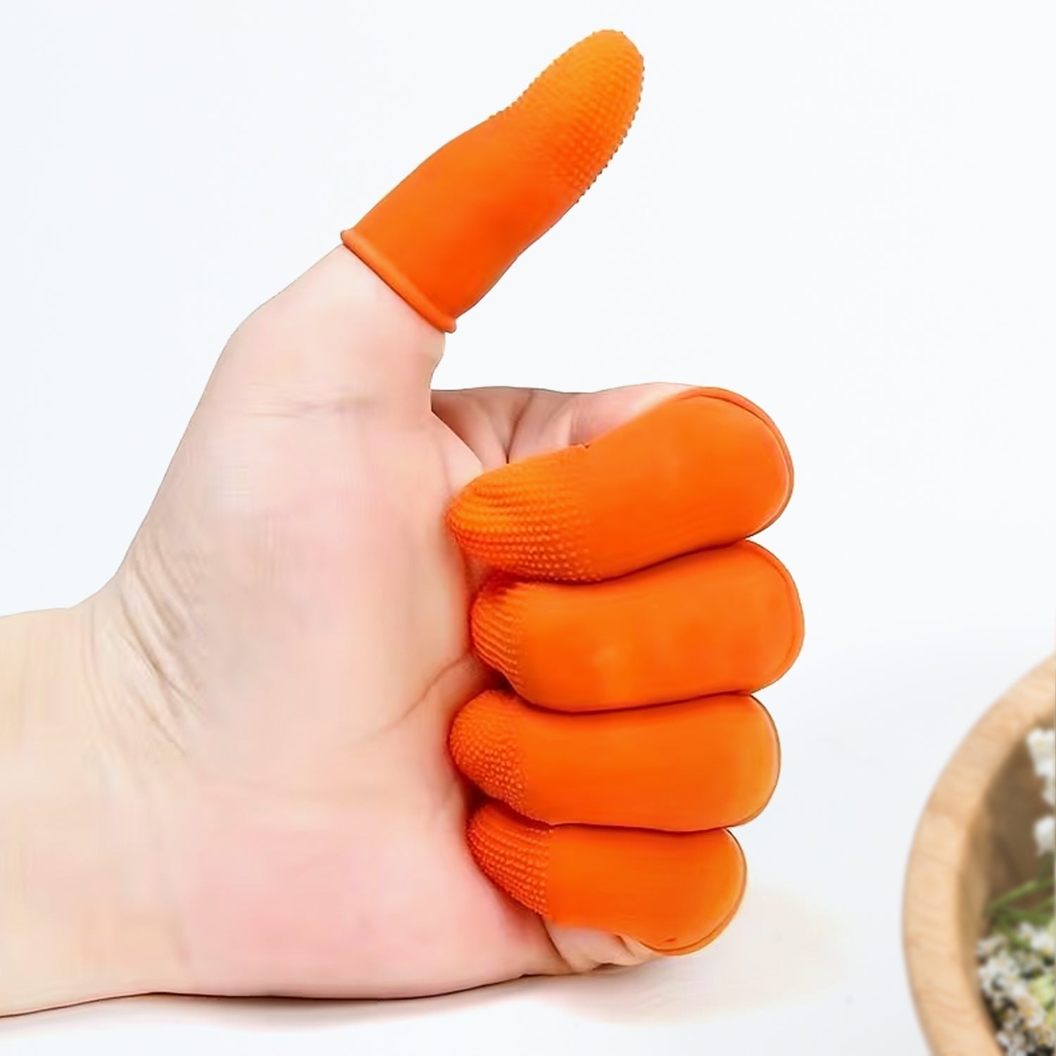 Lightweight finger covers designed to enhance grip and protect fingertips