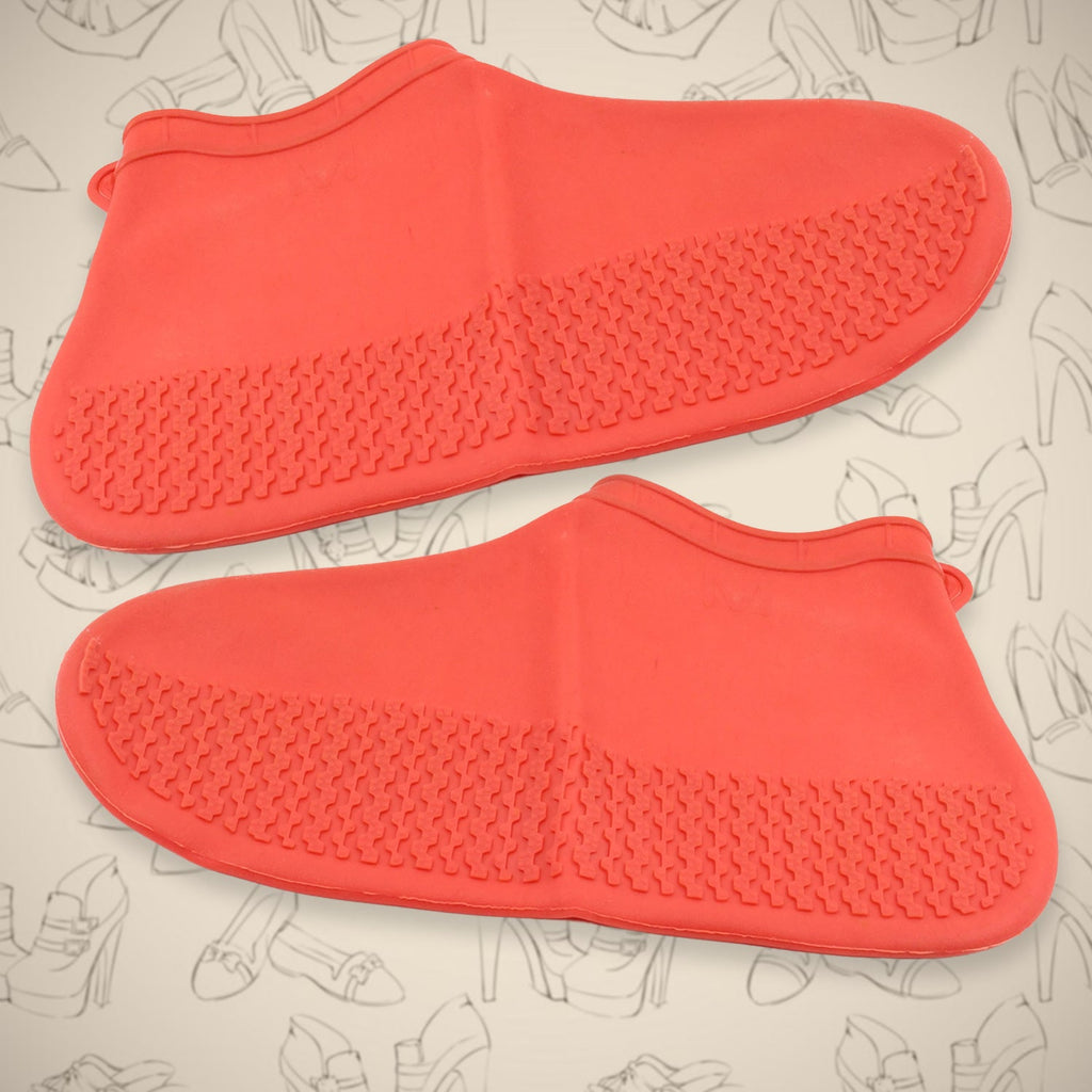 Foldable waterproof silicone shoe protector