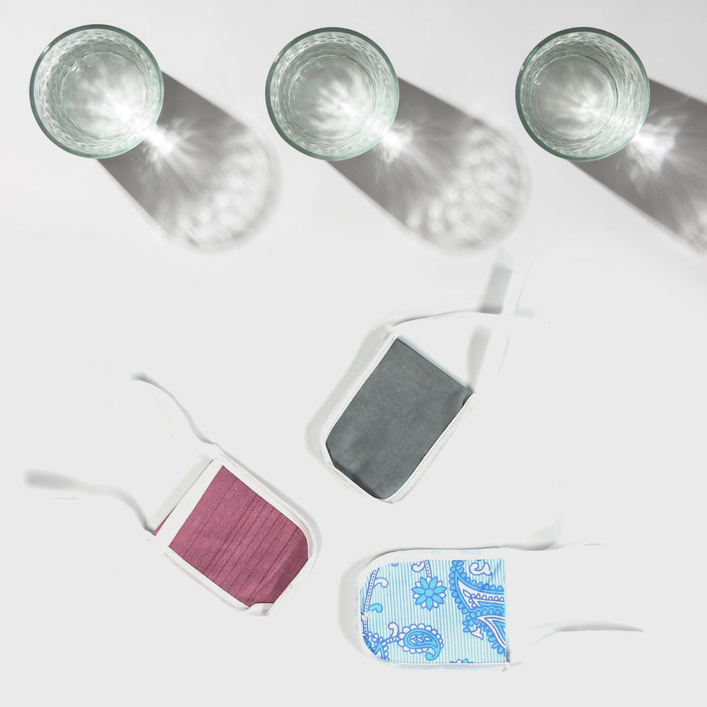 Pure cotton water filter cover for clean drinking water.