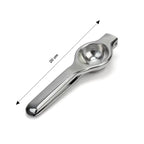 Detailed shot of the Stainless Steel Lemon Squeezer's ergonomic handle and sturdy juicing mechanism.